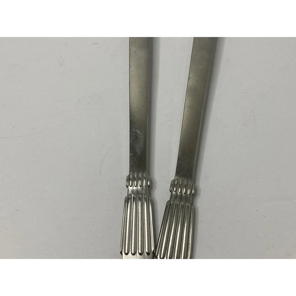 Dansk Designs Thor Stainless Finland Serving Spoon & Meat Fork